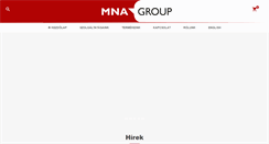 Desktop Screenshot of mnagroup.hu