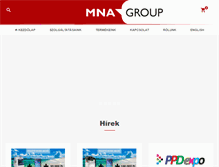 Tablet Screenshot of mnagroup.hu